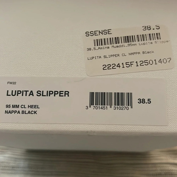 Amina Muaddi Lupita Heels size 38.5 - Picture 11 of 12